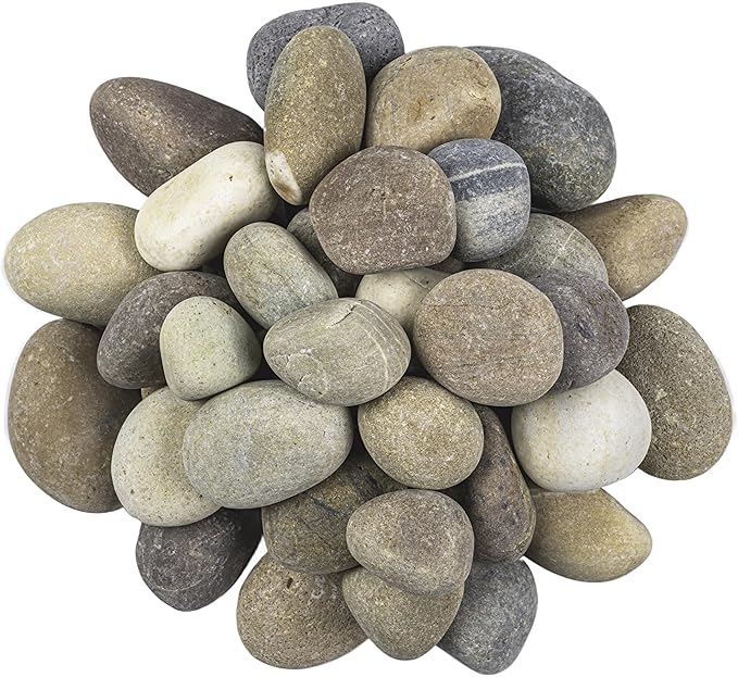 MSI Decorative Polished Multicolor Pebbles, 1.2 inch - 2 inch, 40 lb. Bag (55 Bags/Pallet)