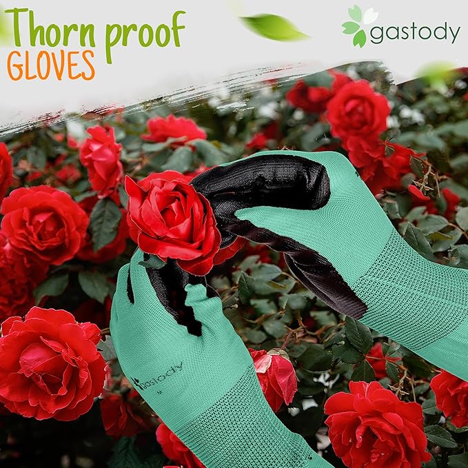Long Sleeve Gardening Gloves Women and Men - Long Cuff Garden Gloves, Multipurpose Heavy Duty Outdoor and Indoor
