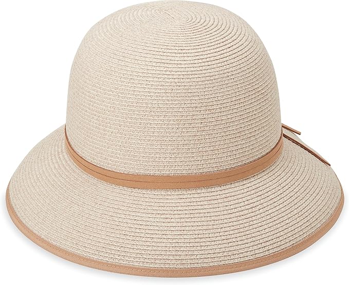 Wallaroo Lady Brett Hat (Mixed Camel) – Jane Seymour W Collection | Women’s UPF 50+ Flexi-Weave | 3-Inch Brim | Packable Adjustable Fit | Perfect for Travel, Brunch, Art Walks, Stylish Events
