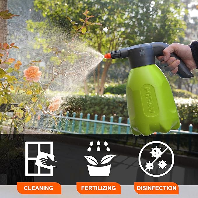 ES2-PRO Electric Spray Bottle 2L/0.5Gallon, Rechargeable Battery Powered Sprayer Spray 60 Bottles On a Single Charge, Automatic Plant Mister，Pump Sprayer,Indoor Watering Can for Plants