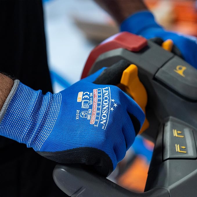 linconson 12 Pack Safety Performance Series Construction Mechanics Work Gloves