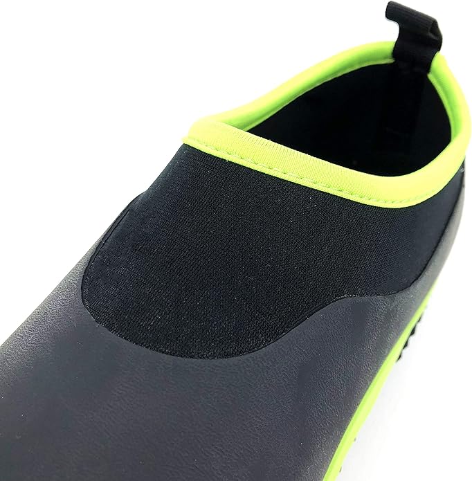 SYLPHID Men's Garden Shoes Women's Rain Shoe Waterproof Neoprene Camp Booties for Camping, Lawn Care, Gardening and Yard Work