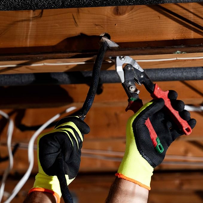 linconson 12 Pack Safety Performance Series Construction Mechanics Work Gloves