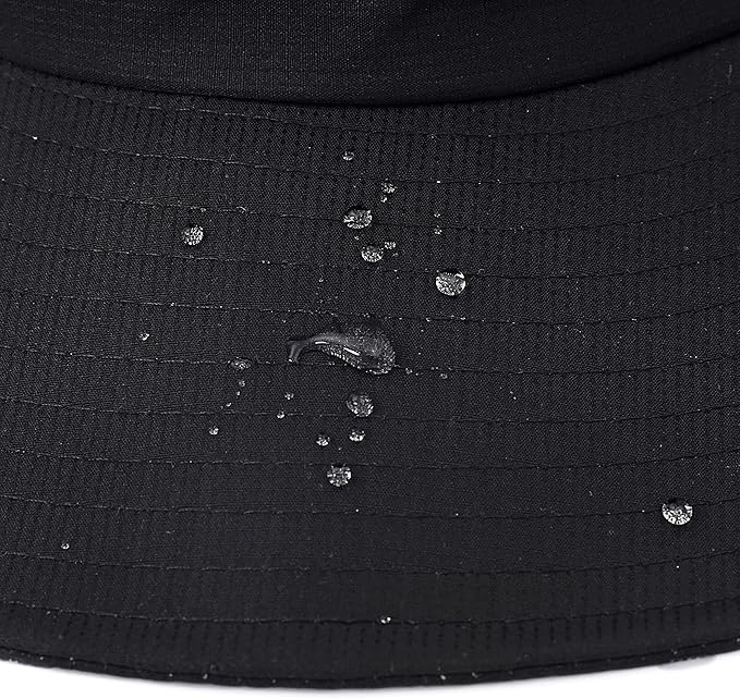 Womens Summer Sun Hat Beach Hat Wide Brim Outdoor UV Protection Hat Foldable Cool Mesh Ponytail Bucket Hat