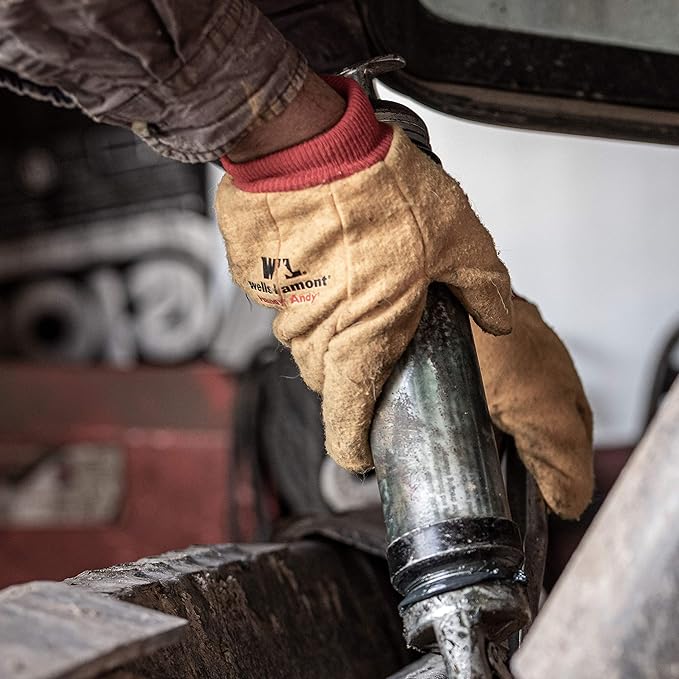 Wells Lamont Men's Work Gloves, Handy Andy Gold Gloves