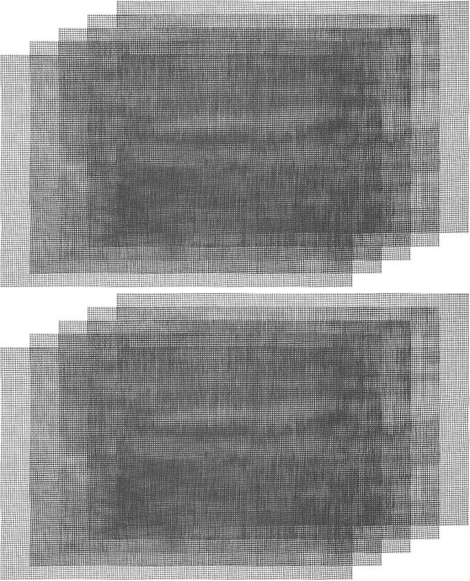 10pcs Plant Mesh,11.8x7.8 Inch Reusable Mesh for Plants,Terrarium Mesh for Drainage Soil Leakage Prevention, Indoor & Outdoor Potted Plants