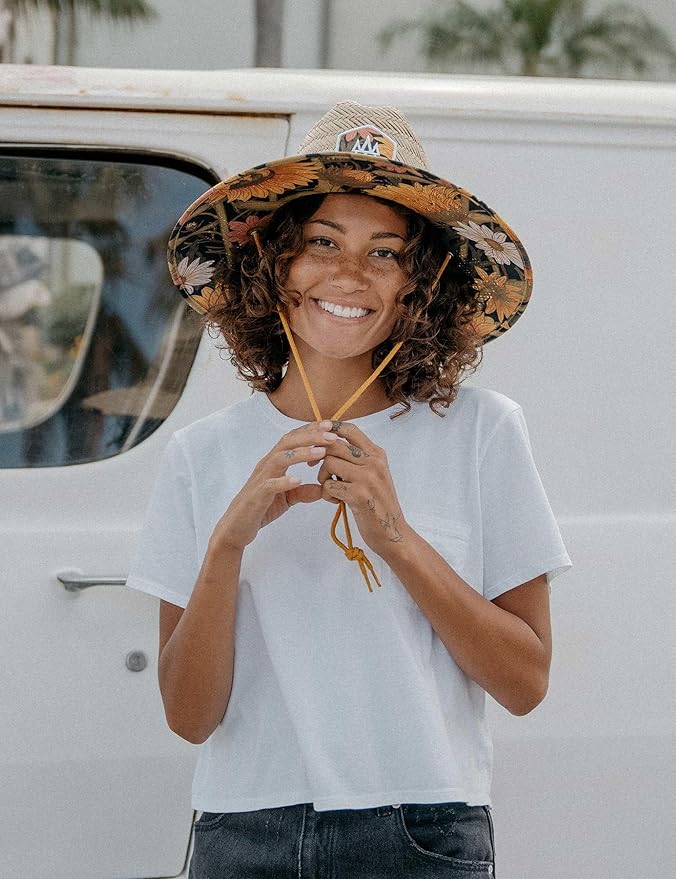 Straw Visor for Women | Packable Beach Visor & Sun Visor | Sun Protection | One Size | Hemlock