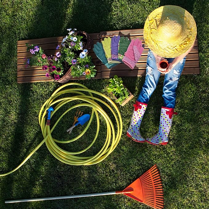 Thorn Proof&Puncture Resistant Gardening Gloves with Grip,Garden Glove for Women, Leather Yard Work Gifts