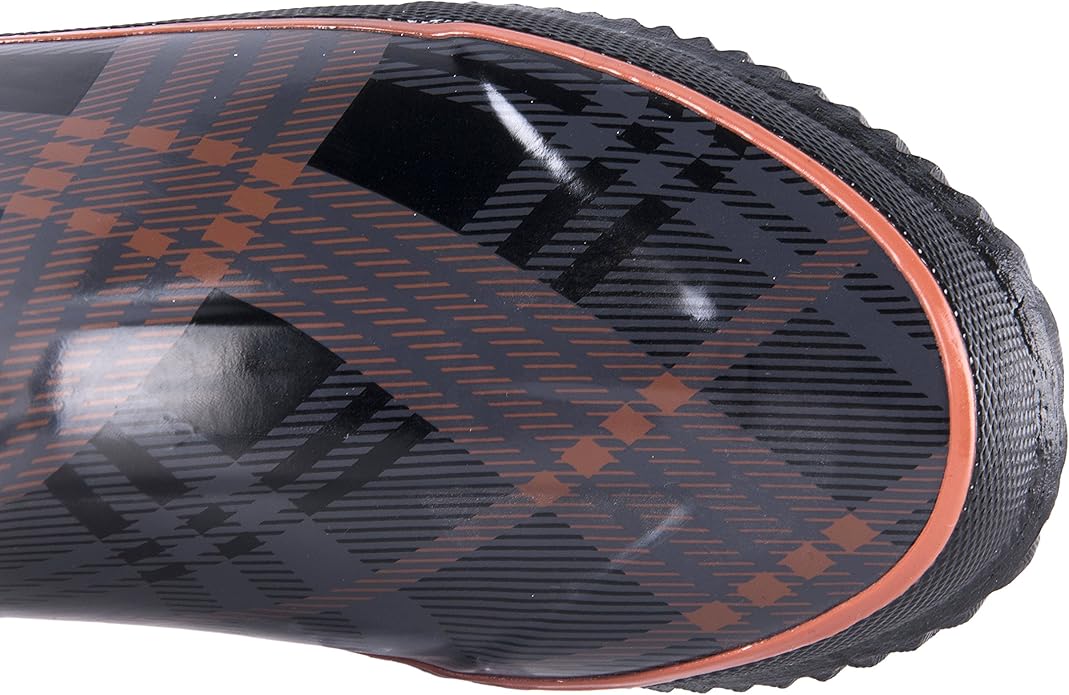 WTW Mid Calf Rain Boots for Women - Waterproof Insulated Neoprene Mud Boots Outdoor Hunting Garden Boots