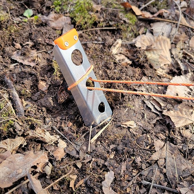 Ultralight Backpacking Trowel, 0.48 oz (13.5g) Orange