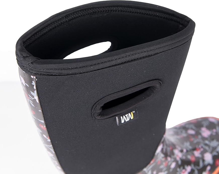 WTW Mid Calf Rain Boots for Women - Waterproof Insulated Neoprene Mud Boots Outdoor Hunting Garden Boots