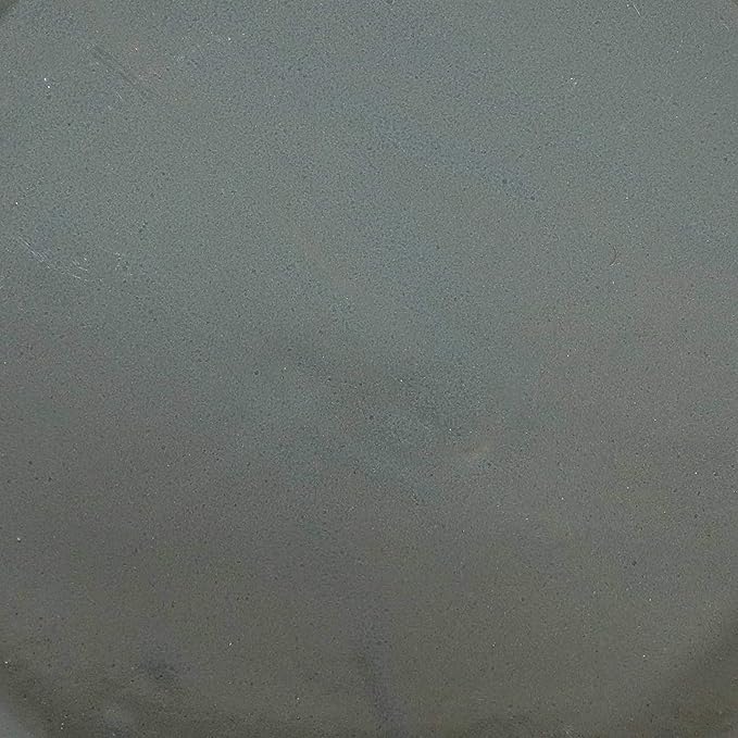 Sunnydaze 7-Inch Ceramic Plant Saucers - Plant Drip Trays for Outdoor Planter Flower Pot Drainage - Set of 2 - Gray