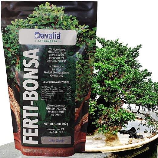 500 Grams Organic Bonsai Fertilizer - NPK Slow Release Pellets, Bonsai Food, Ready to Use Macro & Micro Nutrients Ideal for All Indoor and Outdoor Bonsai Tree Plants in Pots