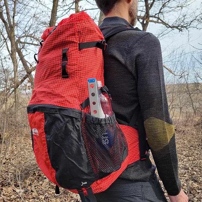 Ultralight Backpacking Trowel, 0.48 oz (13.5g) Blue