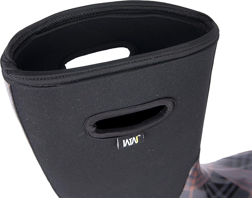 WTW Mid Calf Rain Boots for Women - Waterproof Insulated Neoprene Mud Boots Outdoor Hunting Garden Boots