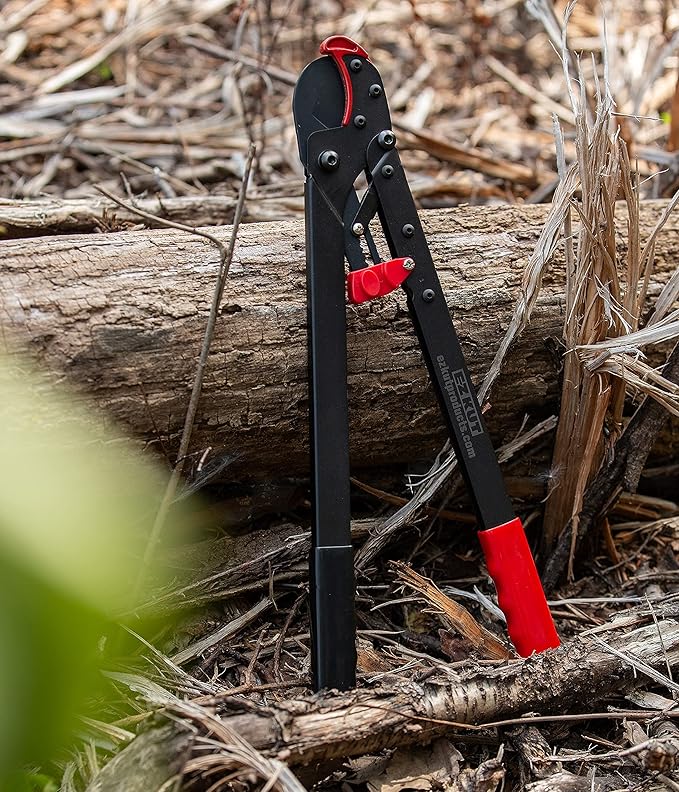 EZ Kut BranchCutter Anvil Loppers. Ratcheting Tree Cutter - Sub Compact Lightweight Packable Loppers best Tree Branch Cutter - Yard Tools Since 1988