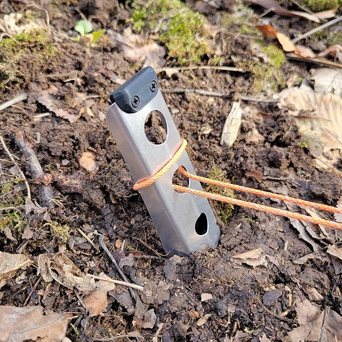 Ultralight Backpacking Trowel, 0.48 oz (13.5g) Black