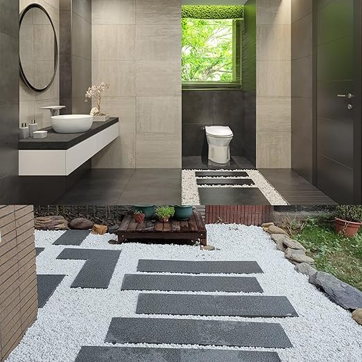 White River Rocks 20lbs, 1-2Inch Natural Pebbles for Plants, High Polished Decorative Stones for Aquarium Vase Filler Fish Tank Landscaping Garden