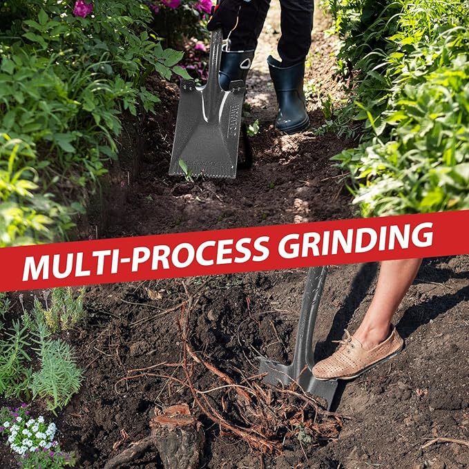 Spade Shovel Garden Flat Trenching Shovel for Digging Gardening Planting Edging, 43 inches