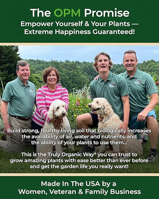 Organic Plant Magic - Truly Organic™ Slow Release Granular Fertilizer : Long-Lasting Plant Food Granules - Indoor & Outdoor Flowers, Vegetable Gardens, Fruit Trees, Shrubs, House Plants [One 4 lb Bag]