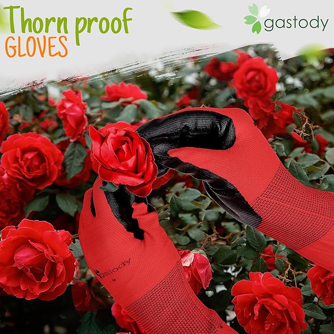 Long Sleeve Gardening Gloves Women and Men - Long Cuff Garden Gloves, Multipurpose Heavy Duty Outdoor and Indoor