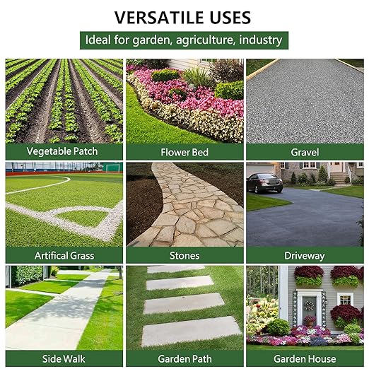 Woven Landscape Fabric 5.8oz, 4 x 300FT Weed Fabric Barrier, Double Layer, Garden Fabric Weed Barrier, Weed Control Fabric Ground Cover, Gardening Mat for Garden Beds, Landscaping