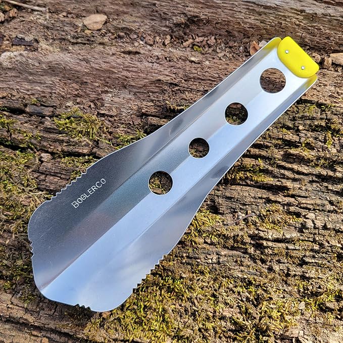 Ultralight Backpacking Trowel, 0.48 oz (13.5g) Yellow