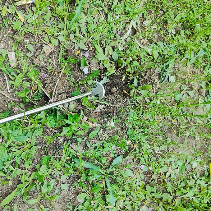 Gardening Tool, Weeder Tool Set Lightweight Easy to Use for Garden & Patio (3pcs Weeder Tool 02)